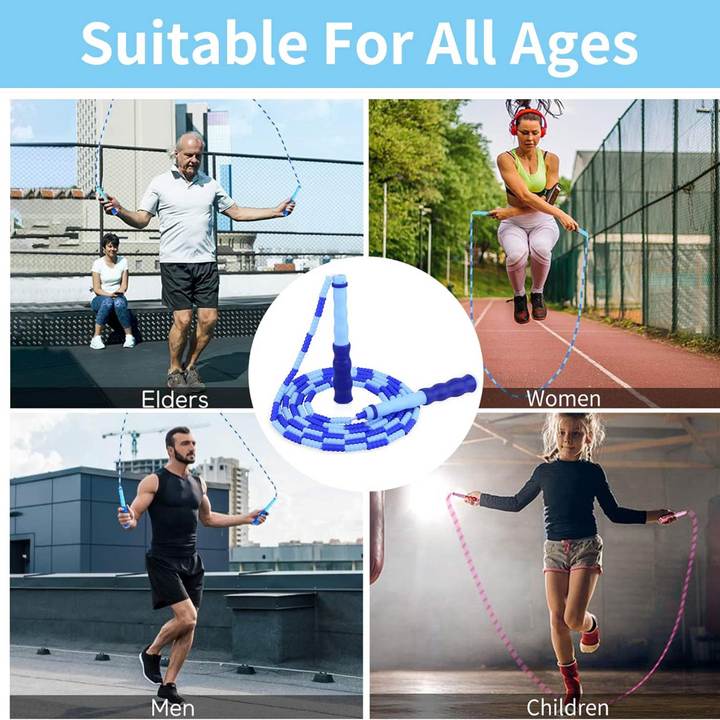 FlexiRope – Verstelbaar Beaded Springtouw voor Fitness Bowlift