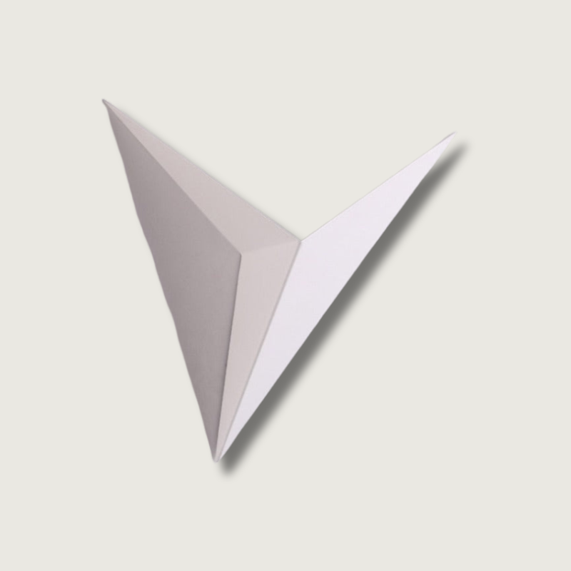 BowLift | TriGlow – Triangular Wall Lamp for Sleek, Modern Lighting
