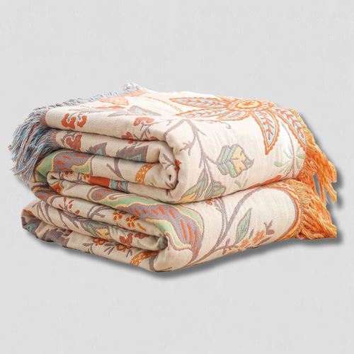BowLift | ThreadHaven - Boho Tassel Throw