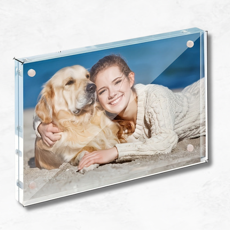 ElegantFrame - Horizontal Acrylic Photo Frame for Modern Interiors Bowlift