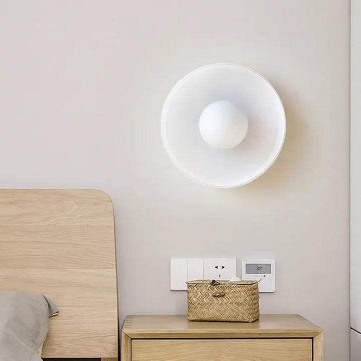 Round Ceiling Lamp with Stylish Functionality - LumiSphere | Bowlift
