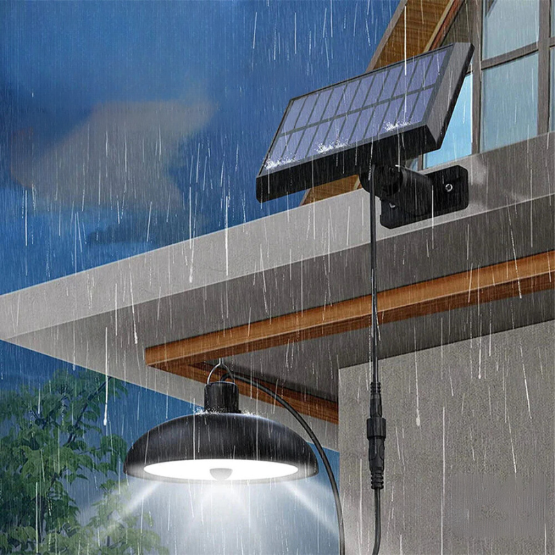 LumiFlex – Solar Energy Pendant Lamp for Garden and Interior Bowlift
