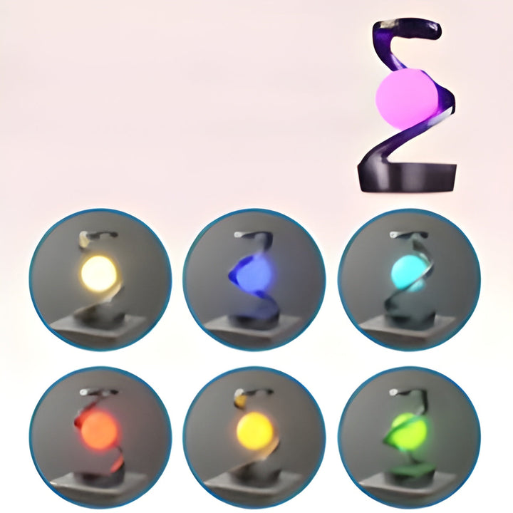 OrbitGlow Lamp - Stylish Lighting with Wireless Charging | Bowlift