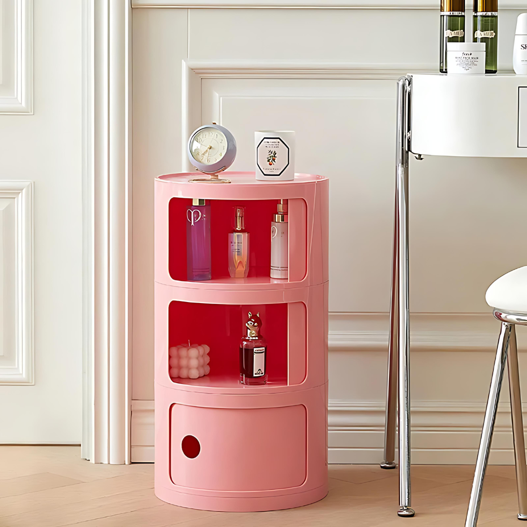 BowLift | Vase-shaped Side Table with Storage Compartments