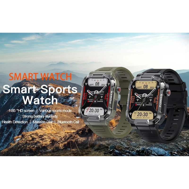 ForceGuard Watch - Sustainable Military Smartwatch for Performance Bowlift