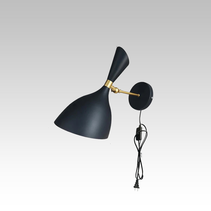 Luminous Haven – Industrial LED Bedside Lamp for the Bedroom Bowlift