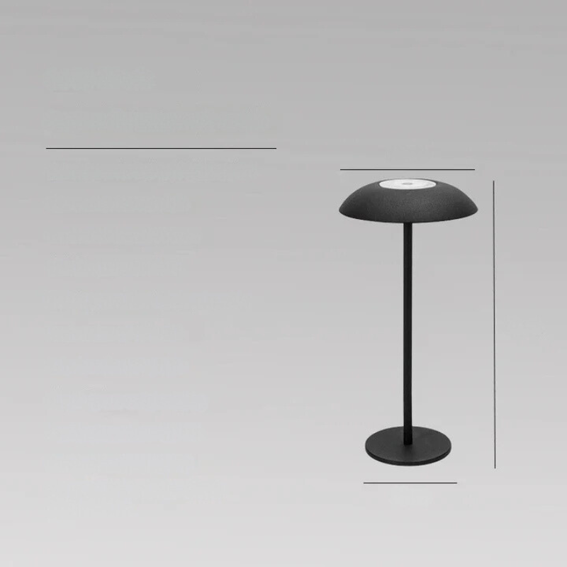 WarmTouch - Wireless Rechargeable Table Lamp with Touch Control Bowlift