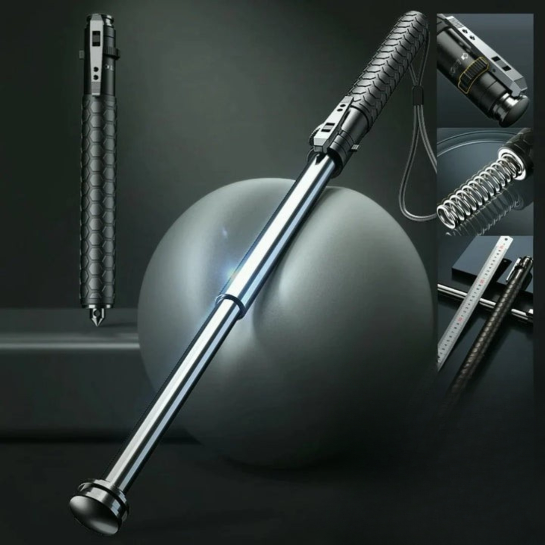 BowLift | Telescopic Self-Defense Walking Stick | One-Click, Durable Safety Aid