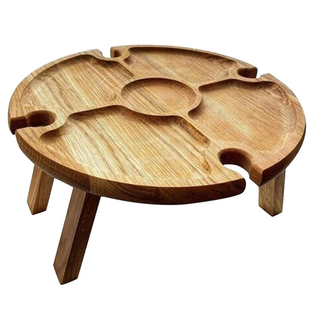 CheeseBoard Delights – Stylish Wooden Picnic Accessory Bowlift