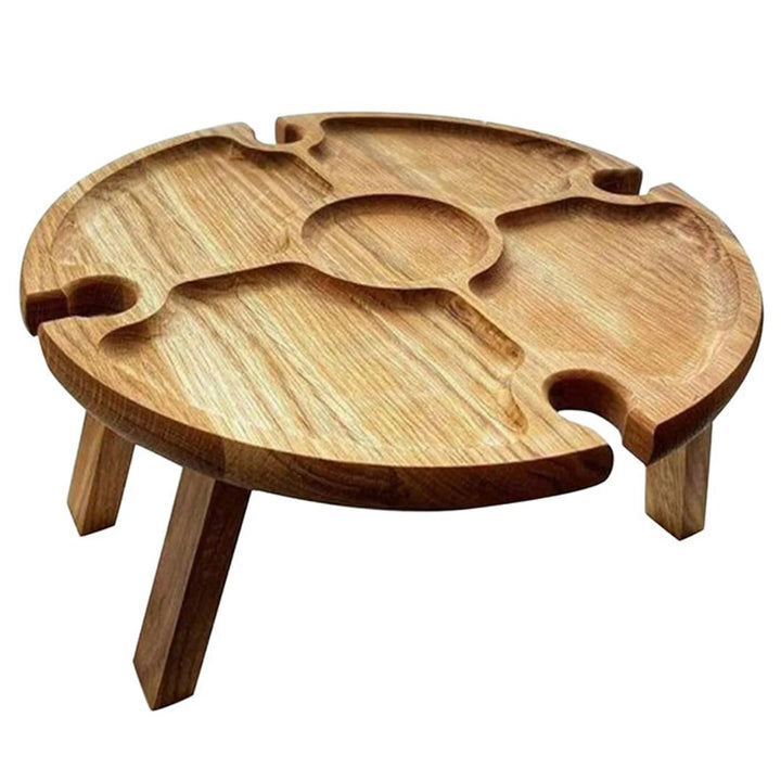 CheeseBoard Delights – Stylish Wooden Picnic Accessory Bowlift