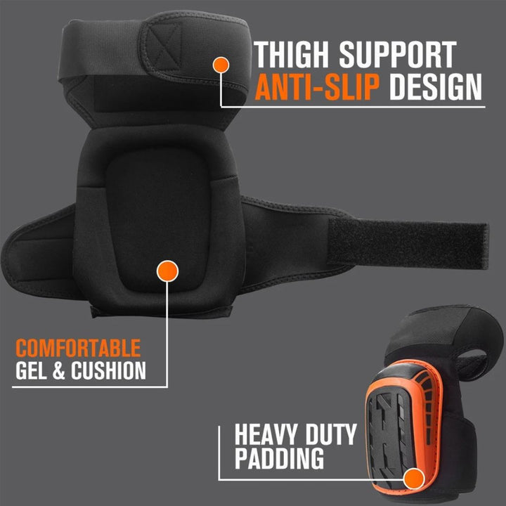 BowLift | Professional Heavy-Duty Work Knee Pads – Adjustable, Impact Resistant & All-Day Comfort