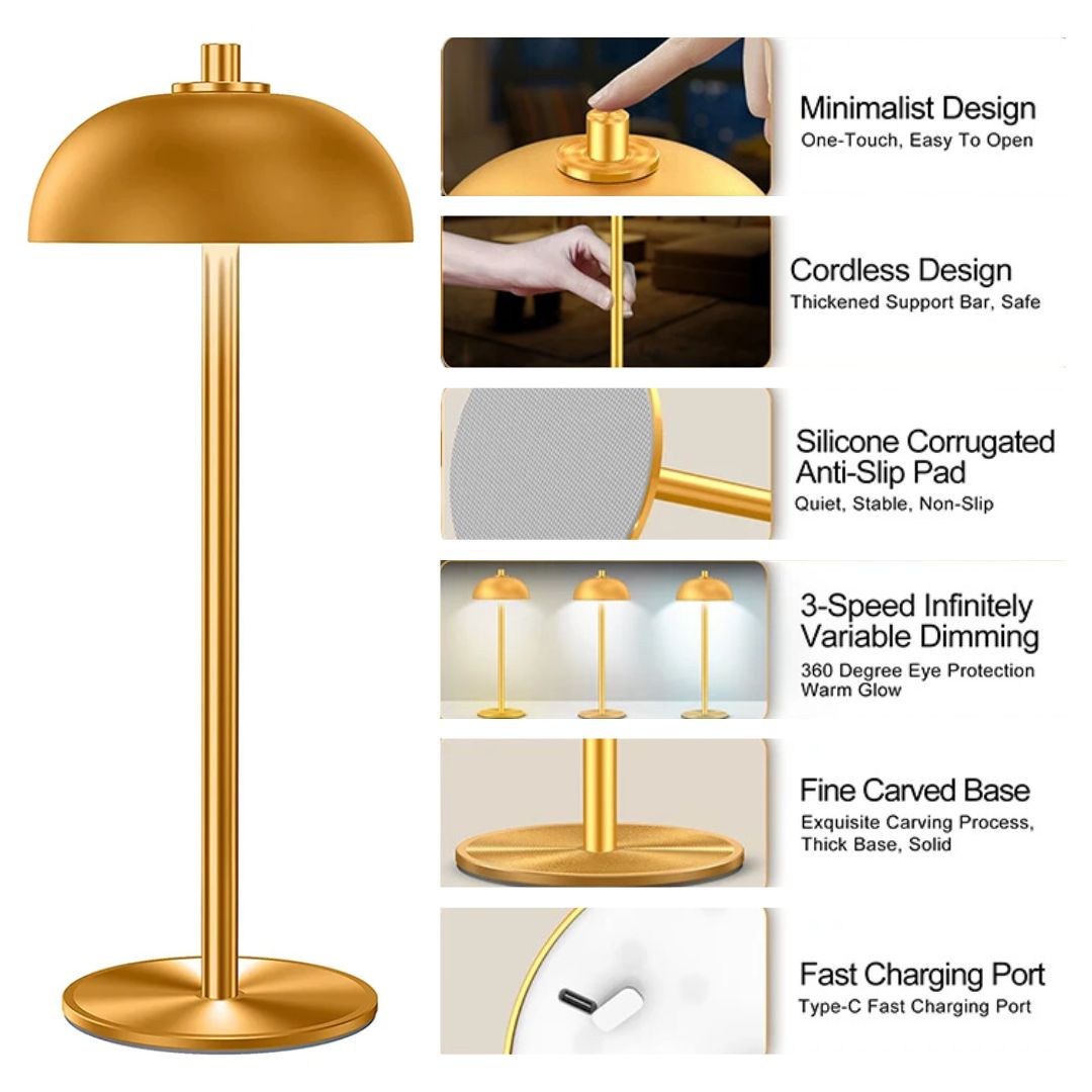 Gaile Creative Mushroom Lamp | Bowlift