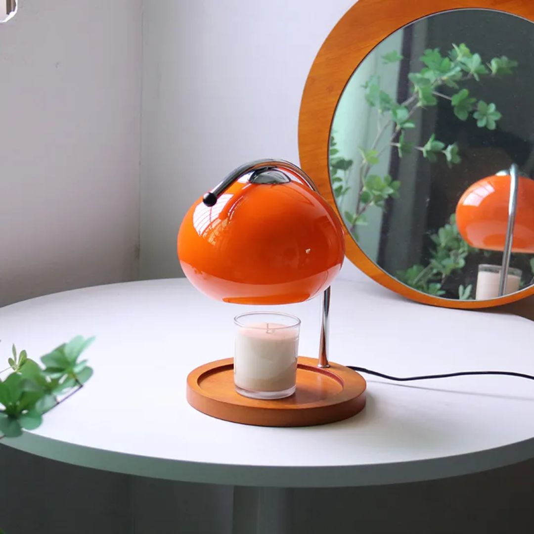 Alyssa Retro Glass Table Lamp | Bowlift