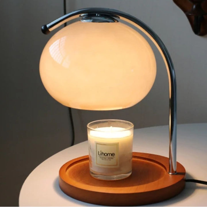 Alyssa Retro Glass Table Lamp | Bowlift