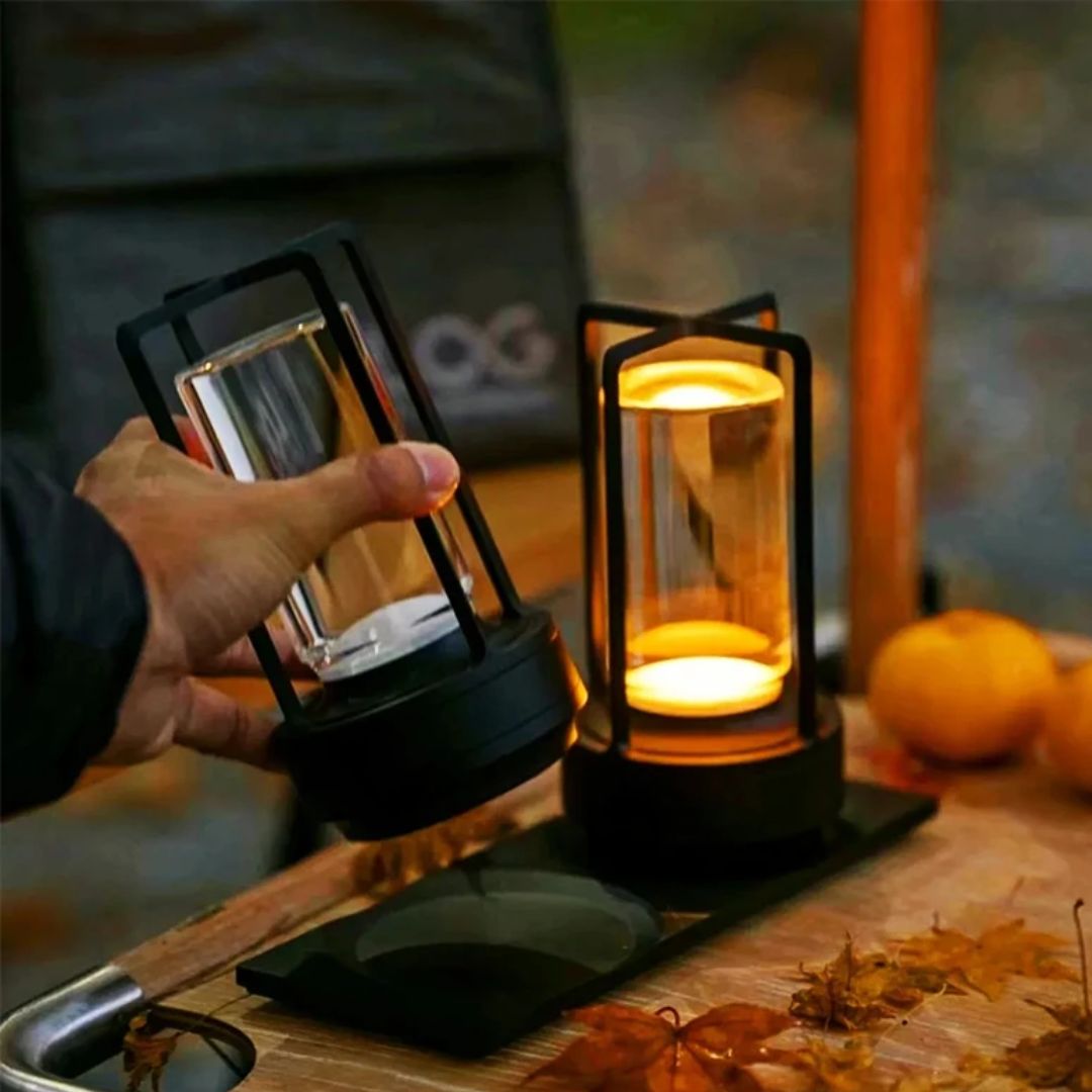 Clary LED Wireless Retro Metal Bar Desk Lamp | Bowlift