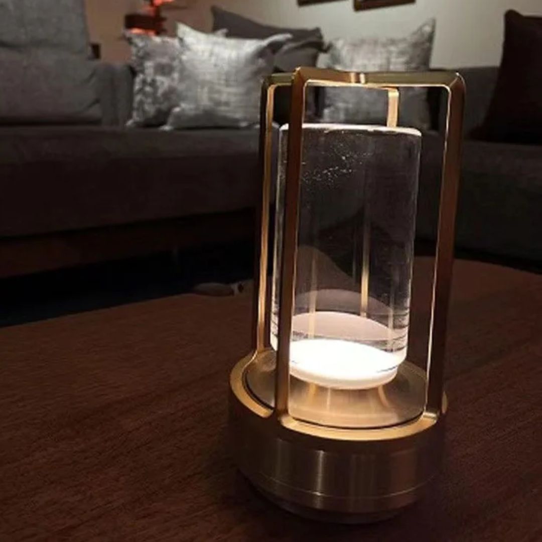 Clary LED Wireless Retro Metal Bar Desk Lamp | Bowlift