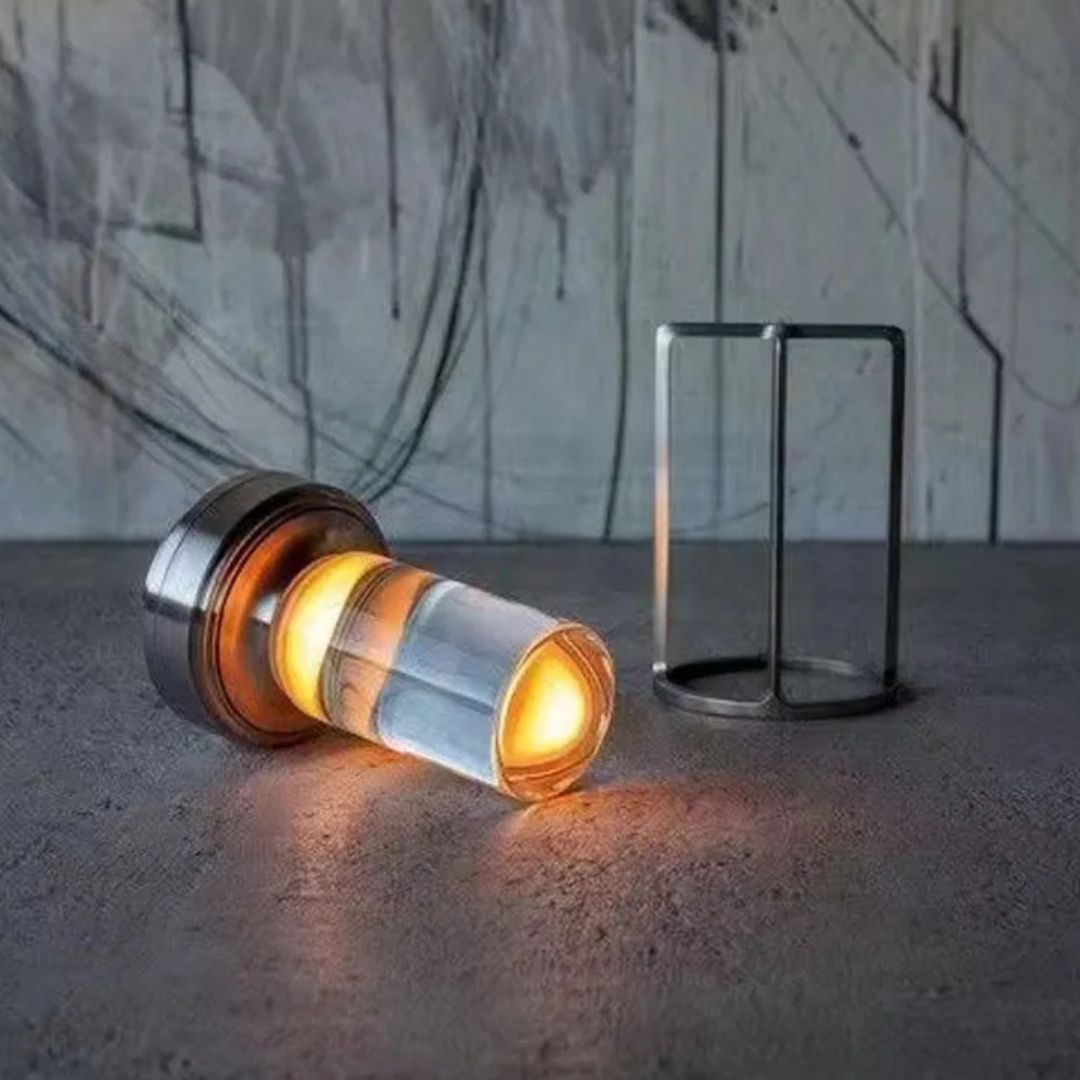 Clary LED Wireless Retro Metal Bar Desk Lamp | Bowlift
