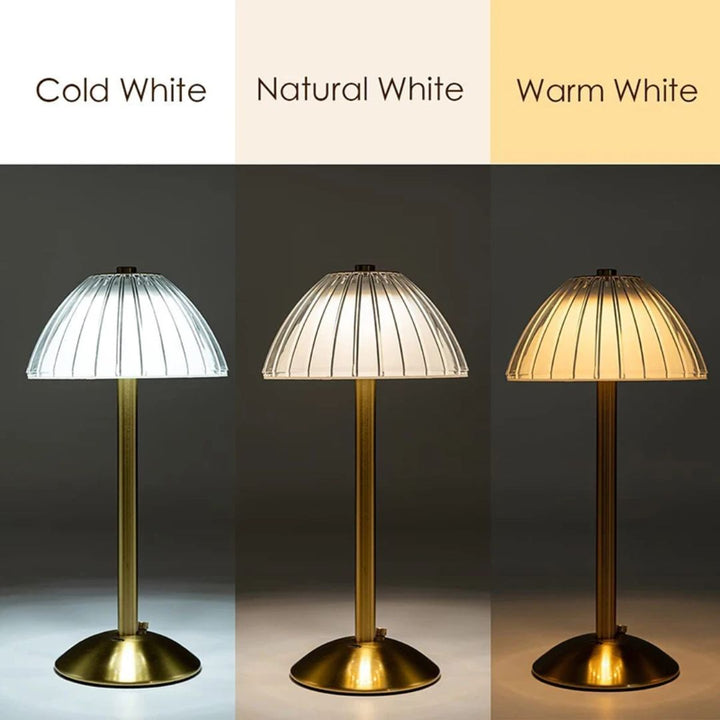 Karina GlowDesk – Retro Rechargeable Desk Lamp Bowlift