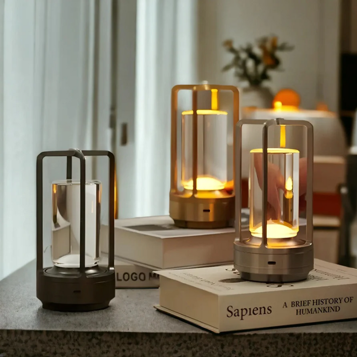 Scandinavian Wireless LED Table Lamp - NordicaGlow | Bowlift
