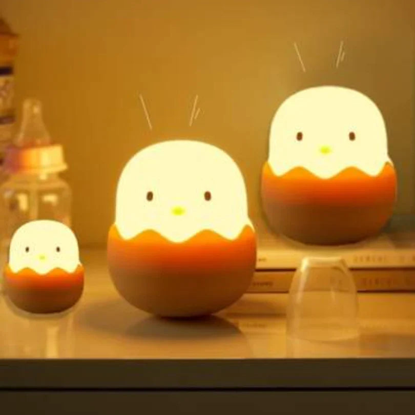 BowLift | Chick Night Light for Children – Cute LED Lamp in Egg Design for the Children's Room