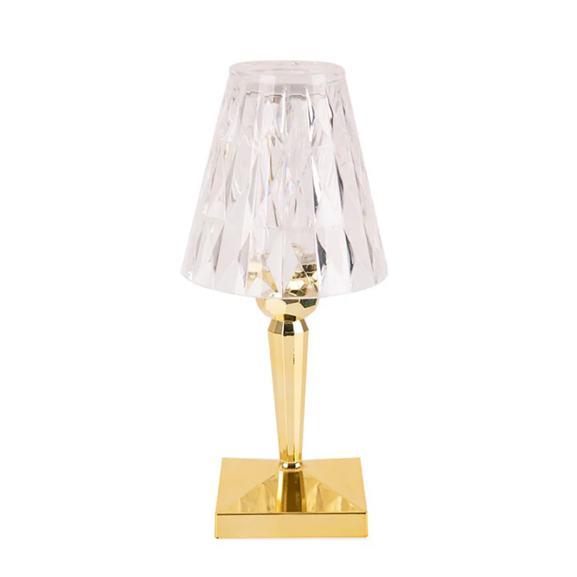 Chic Table Lamp with Crystal Design - CrystalLuxe | Bowlift