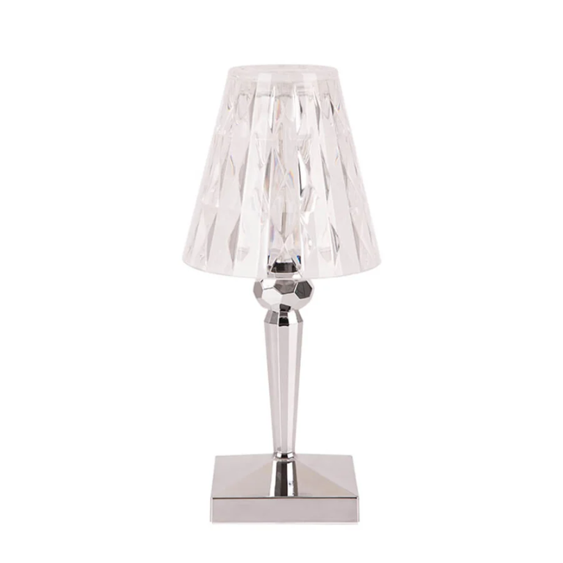 Chic Table Lamp with Crystal Design - CrystalLuxe | Bowlift