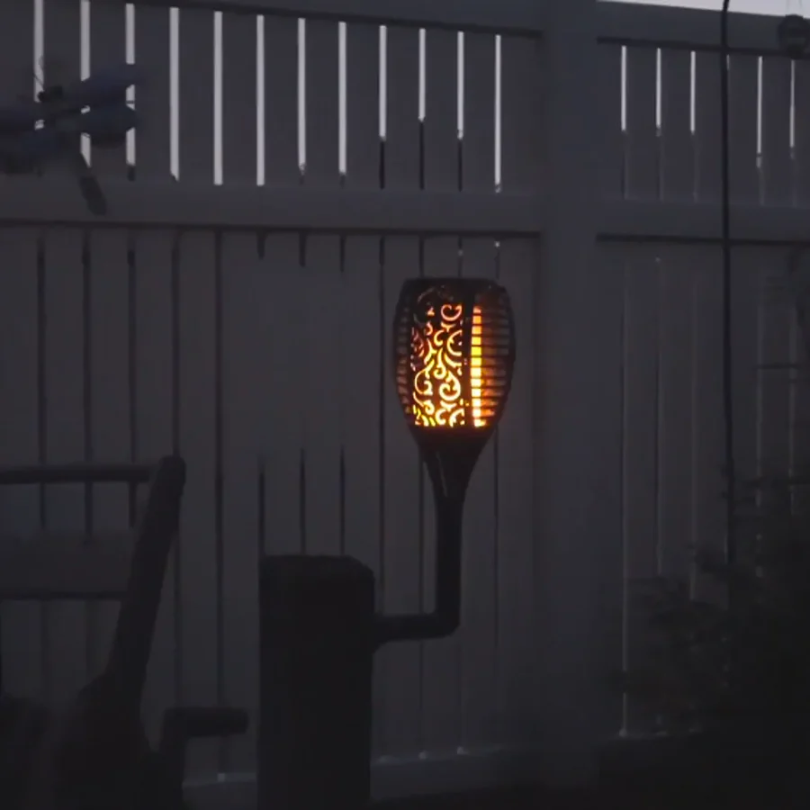 Garden Torches LED Lighting - SolarFlame | Bowlift