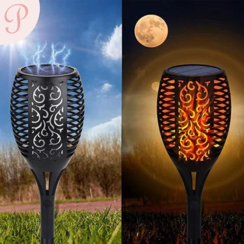 SolarFlame Garden Torches – Sustainable LED Garden Lighting Bowlift