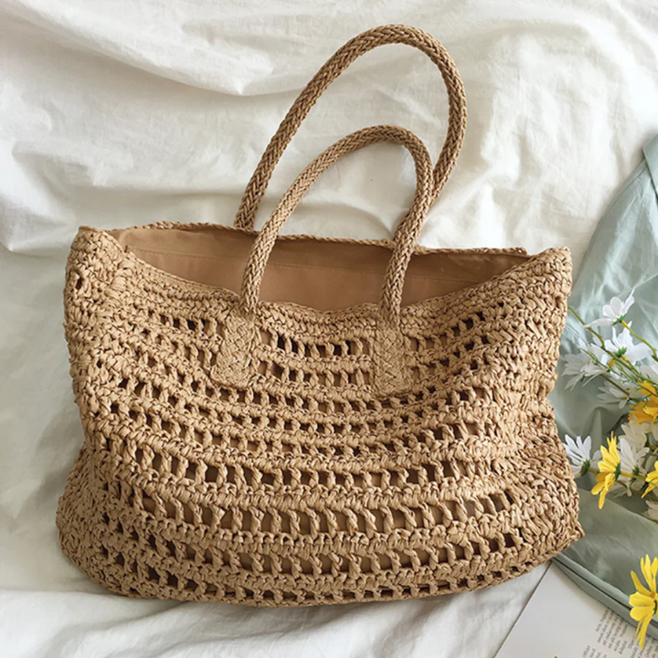 Stylish Woven Handbag for Women - BreezeTote | Bowlift