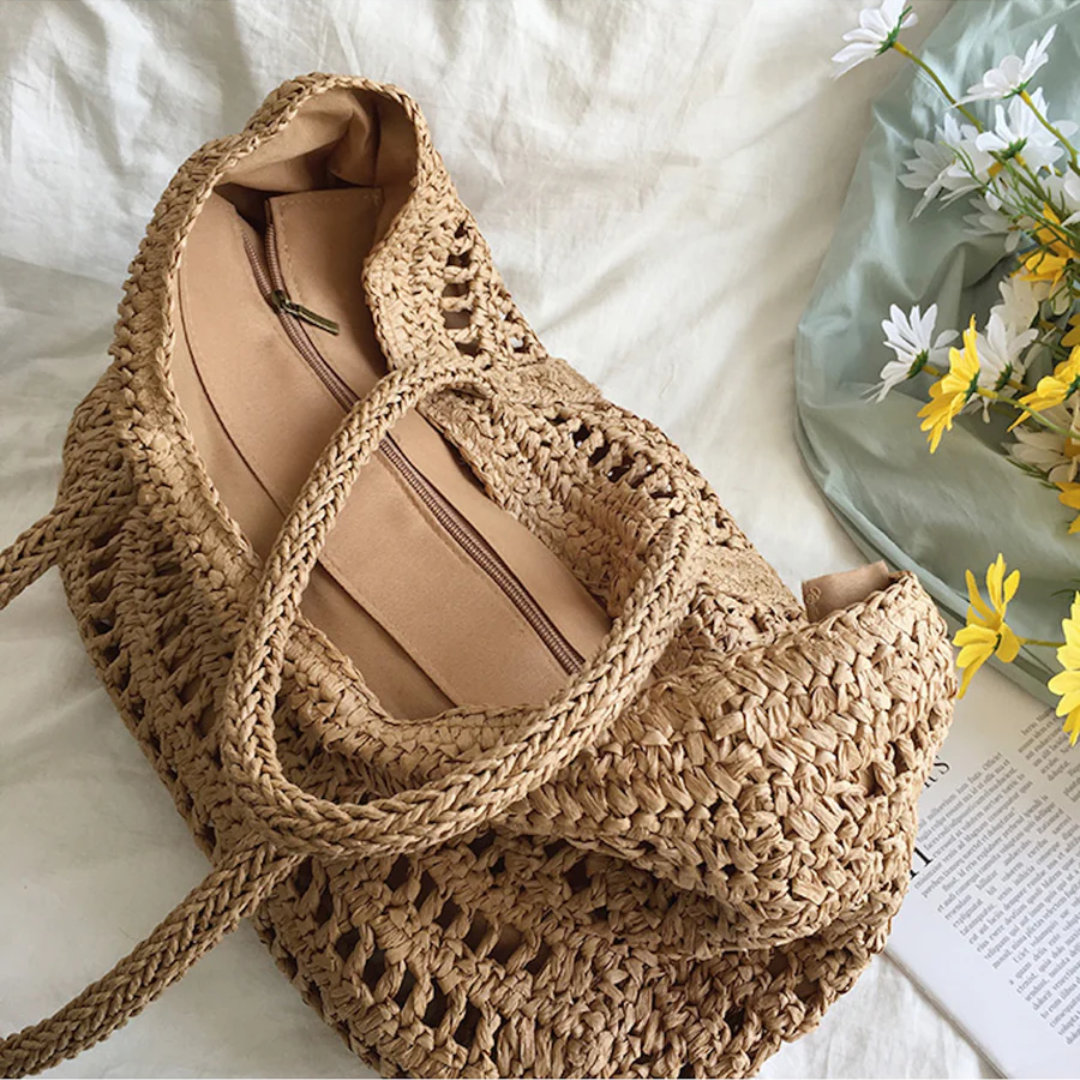 Stylish Woven Handbag for Women - BreezeTote | Bowlift