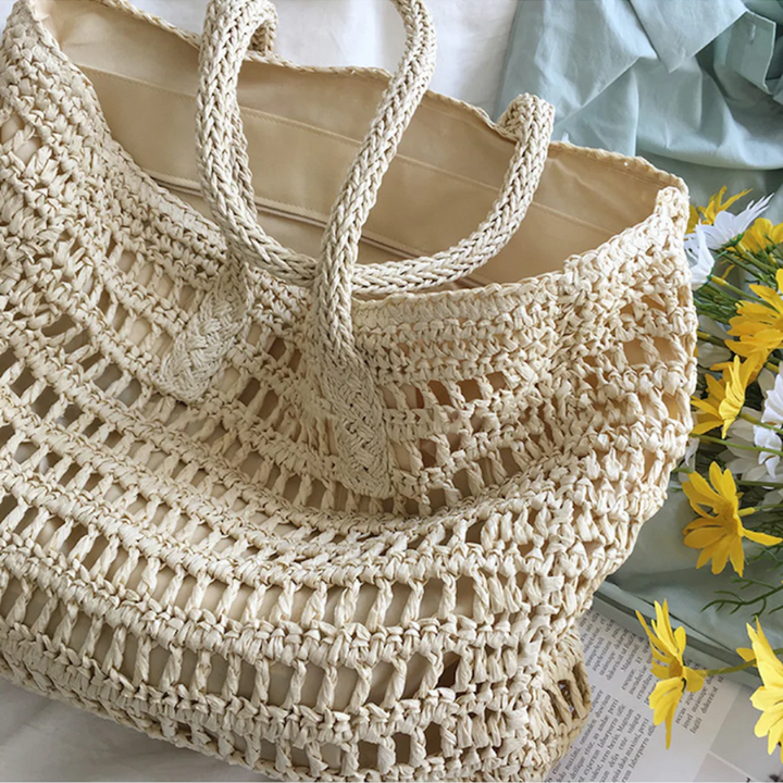 Stylish Woven Handbag for Women - BreezeTote | Bowlift