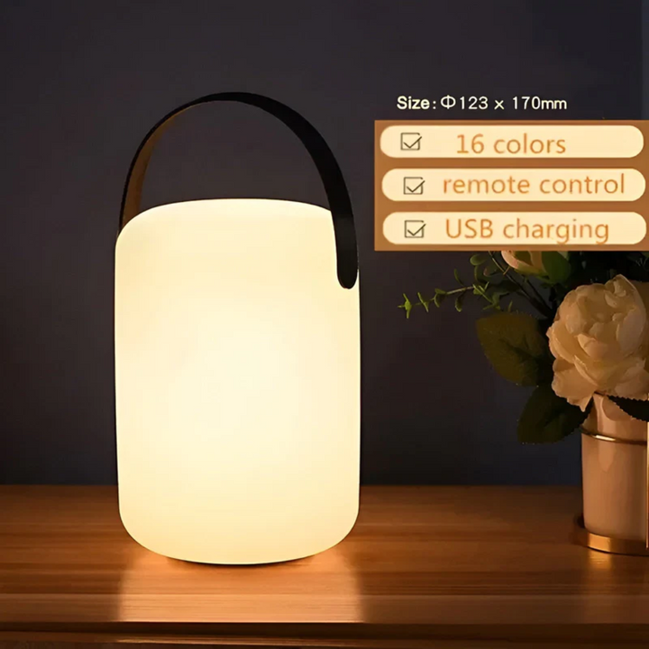 RadianceFlex - Portable LED Table Lamp with Waterproof Function Bowlift