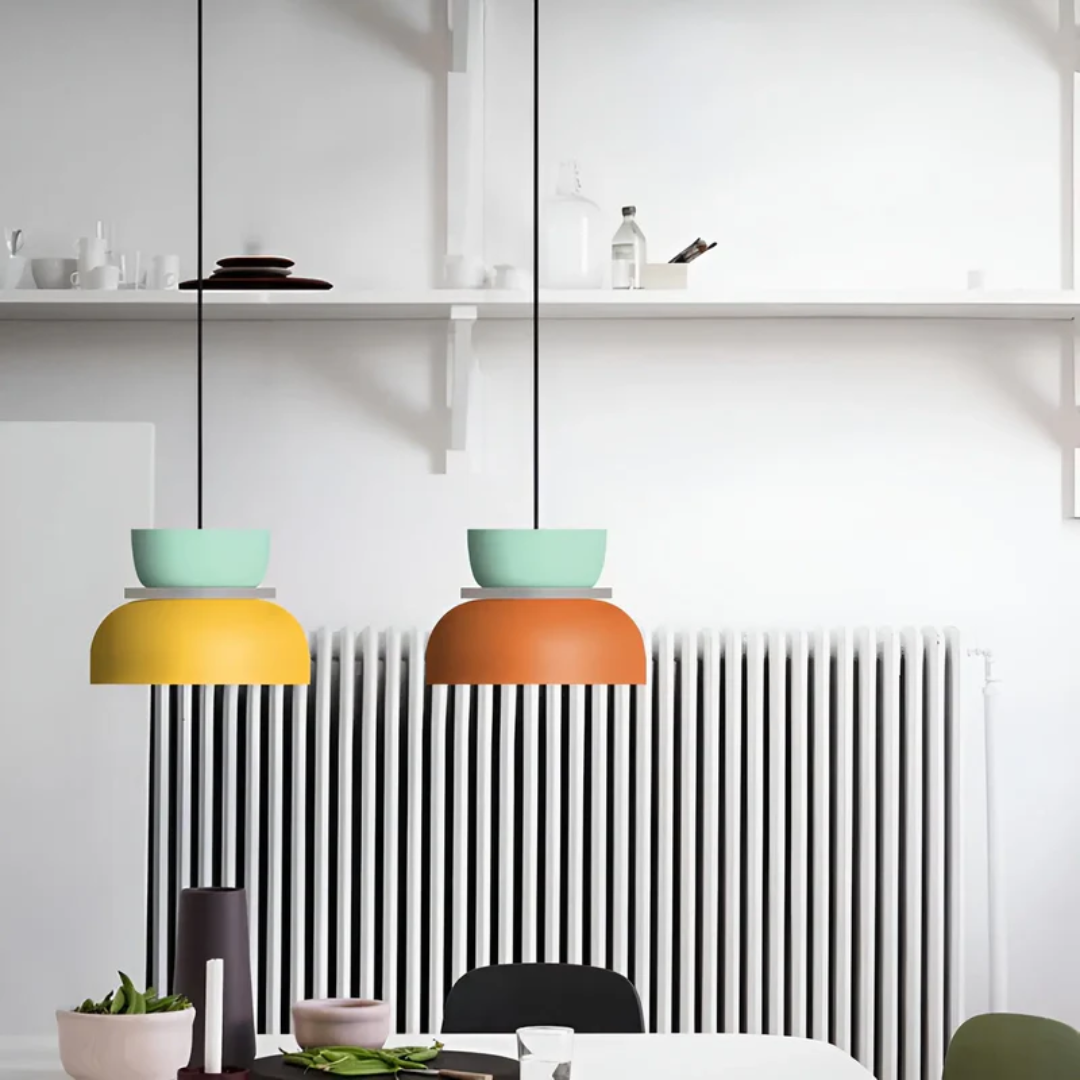 BowLift | Colorful and Trendy Macaron LED Pendant Lamp - VividGlow