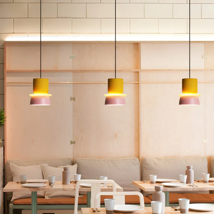 BowLift | Colorful and Trendy Macaron LED Pendant Lamp - VividGlow