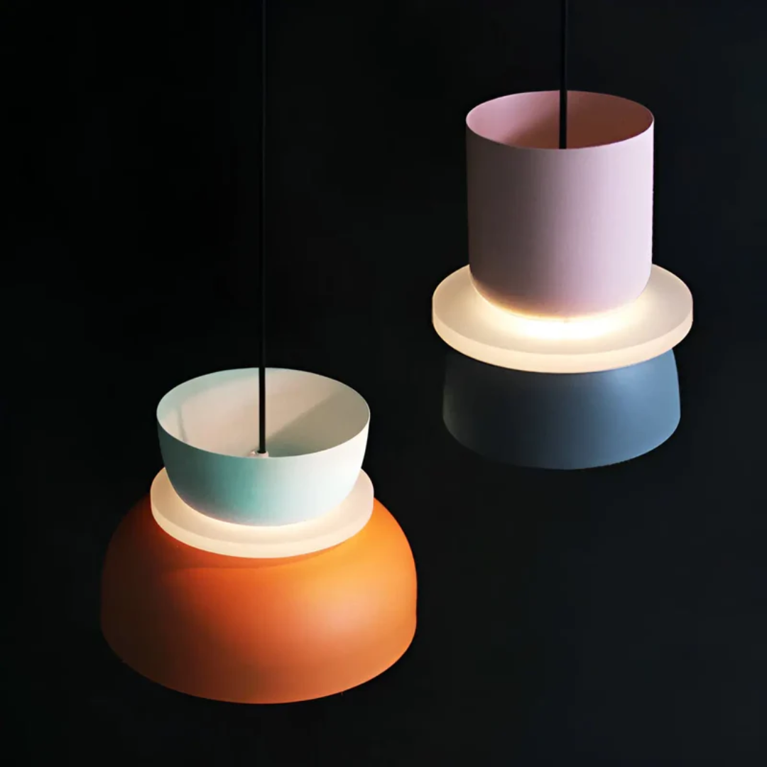 BowLift | Colorful and Trendy Macaron LED Pendant Lamp - VividGlow