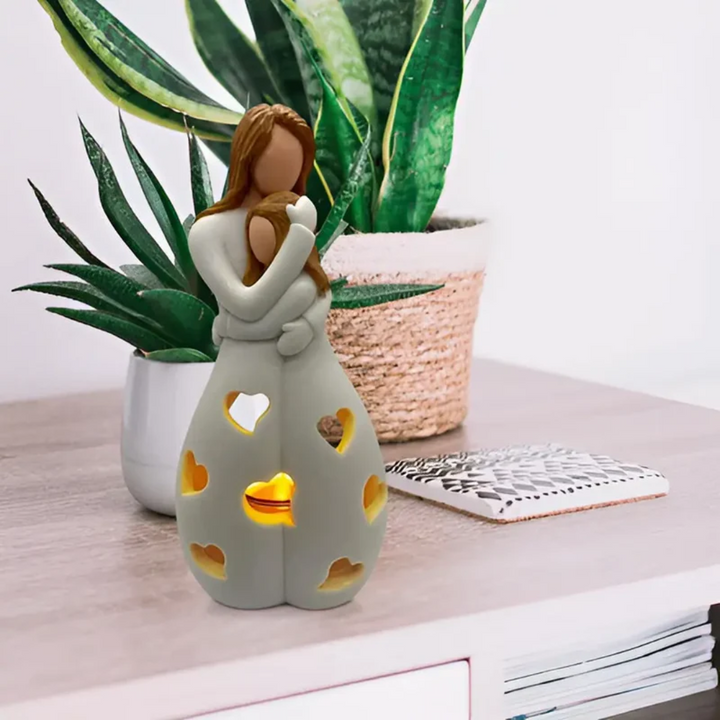 EternalBond - Stylish Mother and Daughter Candle Holder Bowlift