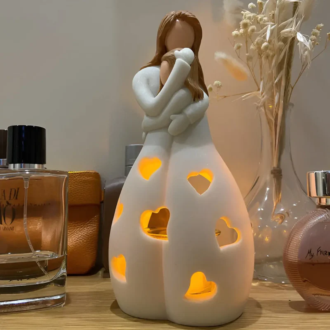 EternalBond - Stylish Mother and Daughter Candle Holder Bowlift