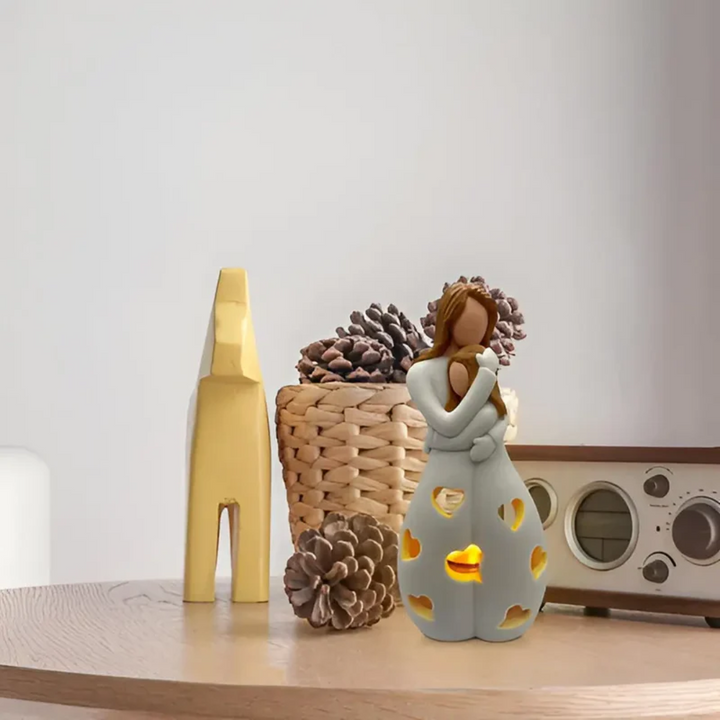 EternalBond - Stylish Mother and Daughter Candle Holder Bowlift