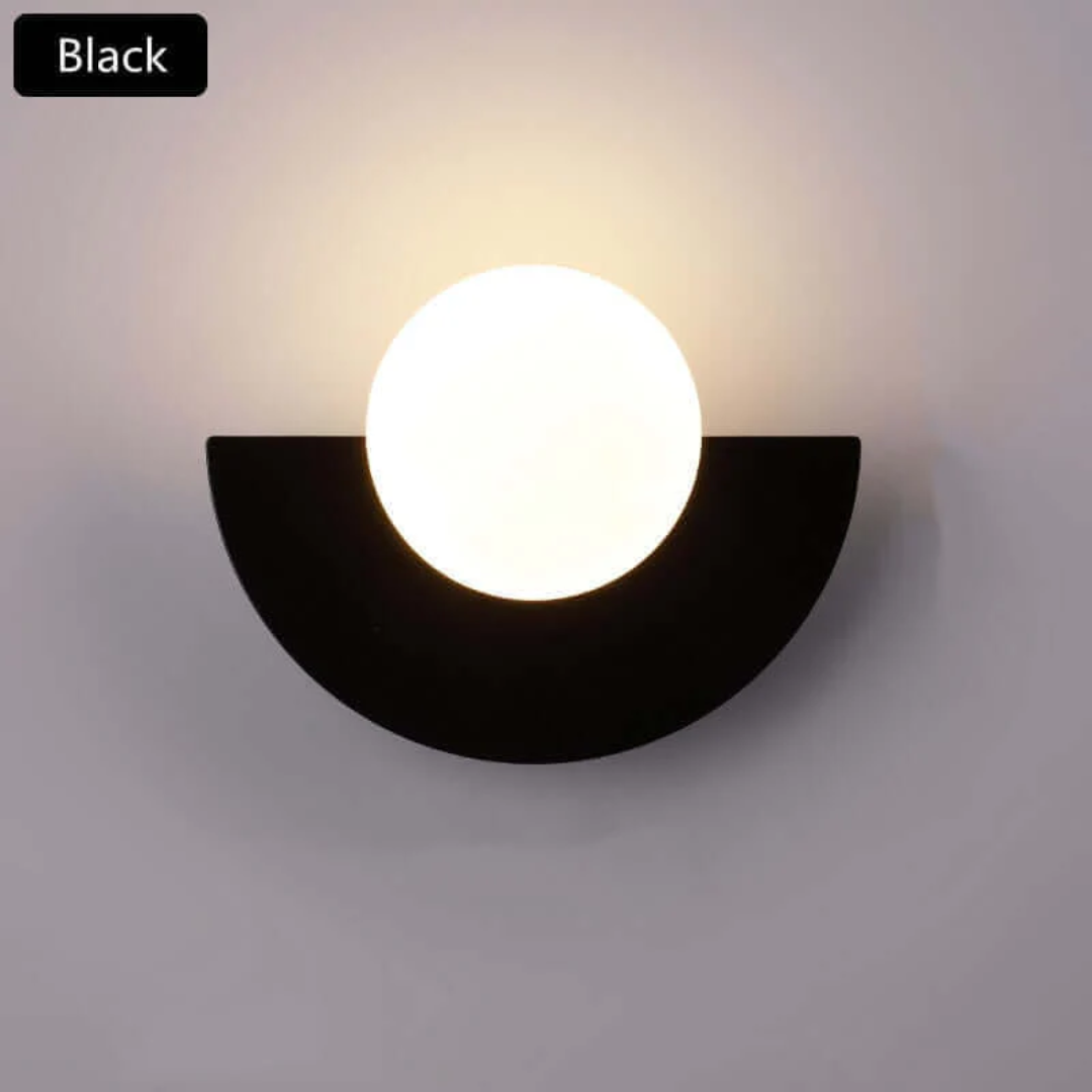 Metal Half Moon Wall Lamp - LunaMetal | Bowlift