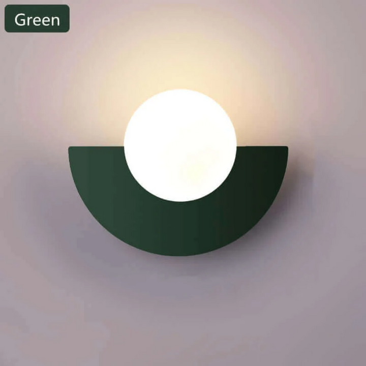 Metal Half Moon Wall Lamp - LunaMetal | Bowlift
