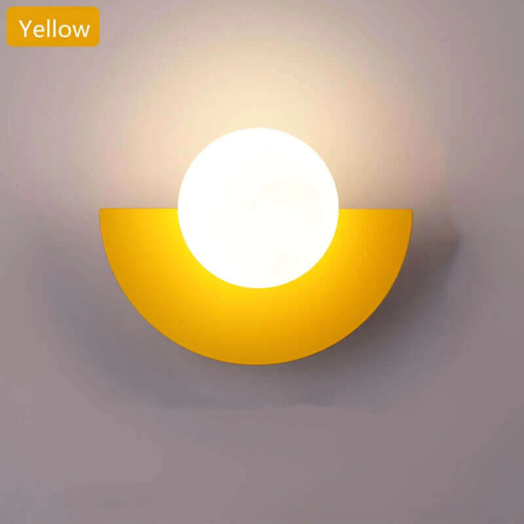 Metal Half Moon Wall Lamp - LunaMetal | Bowlift