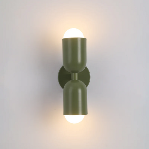 BowLift | Wall Light DuoGlow | Dual-Sided LED Lighting | Color Highlight for Your Home | Metal Housing in Green, Pink or Red
