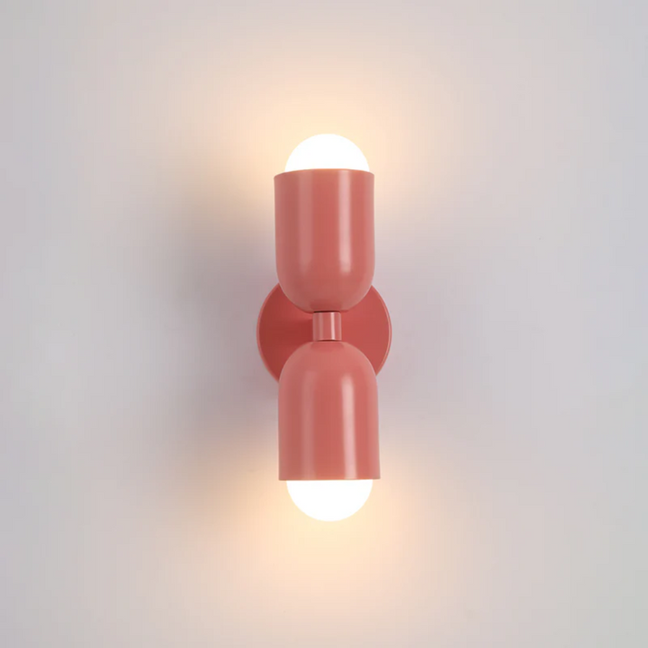 BowLift | Wall Light DuoGlow | Dual-Sided LED Lighting | Color Highlight for Your Home | Metal Housing in Green, Pink or Red
