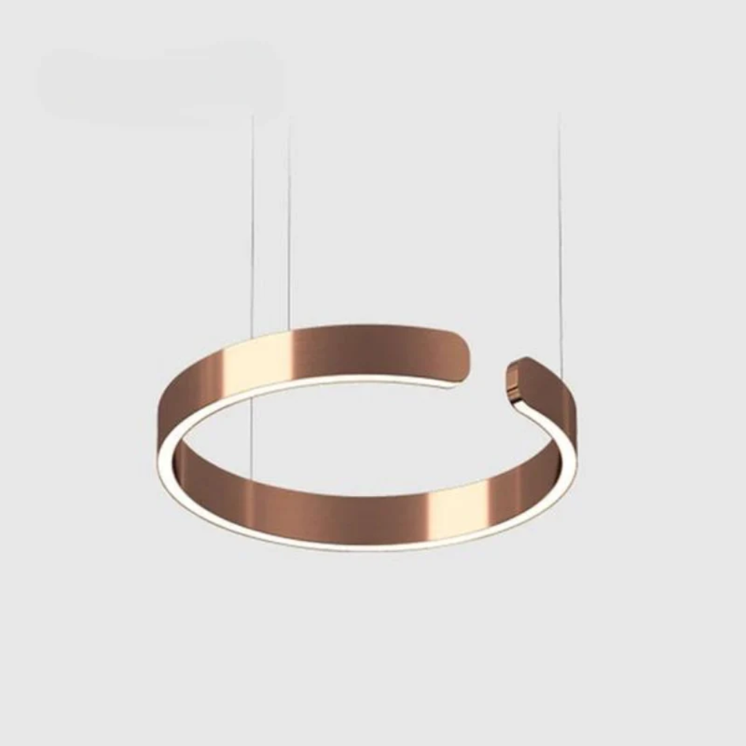 BowLift | Modern Circle LED Pendant Light - HaloRing