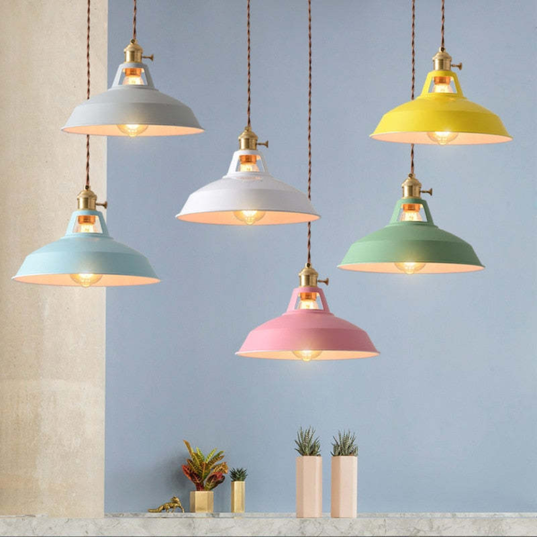 Modern Colorful LED Pendant Lamp - ChromaLuxe | Bowlift