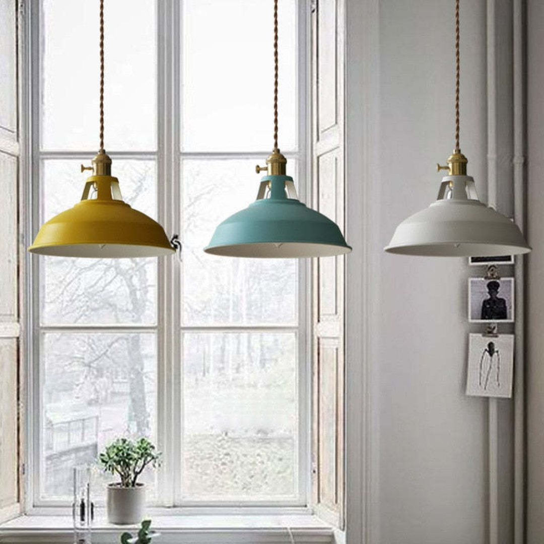 Modern Colorful LED Pendant Lamp - ChromaLuxe | Bowlift