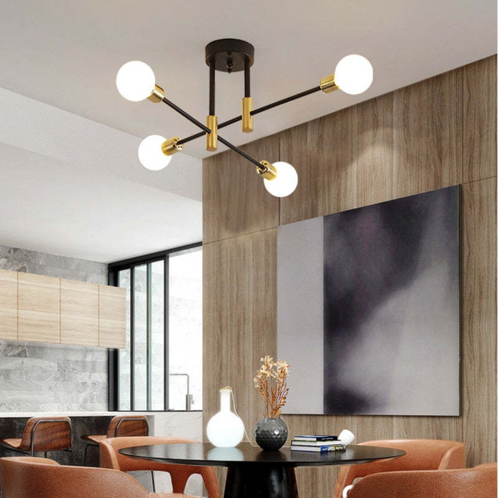 Modern LED Ceiling Lamp - Lumière Royale | Bowlift