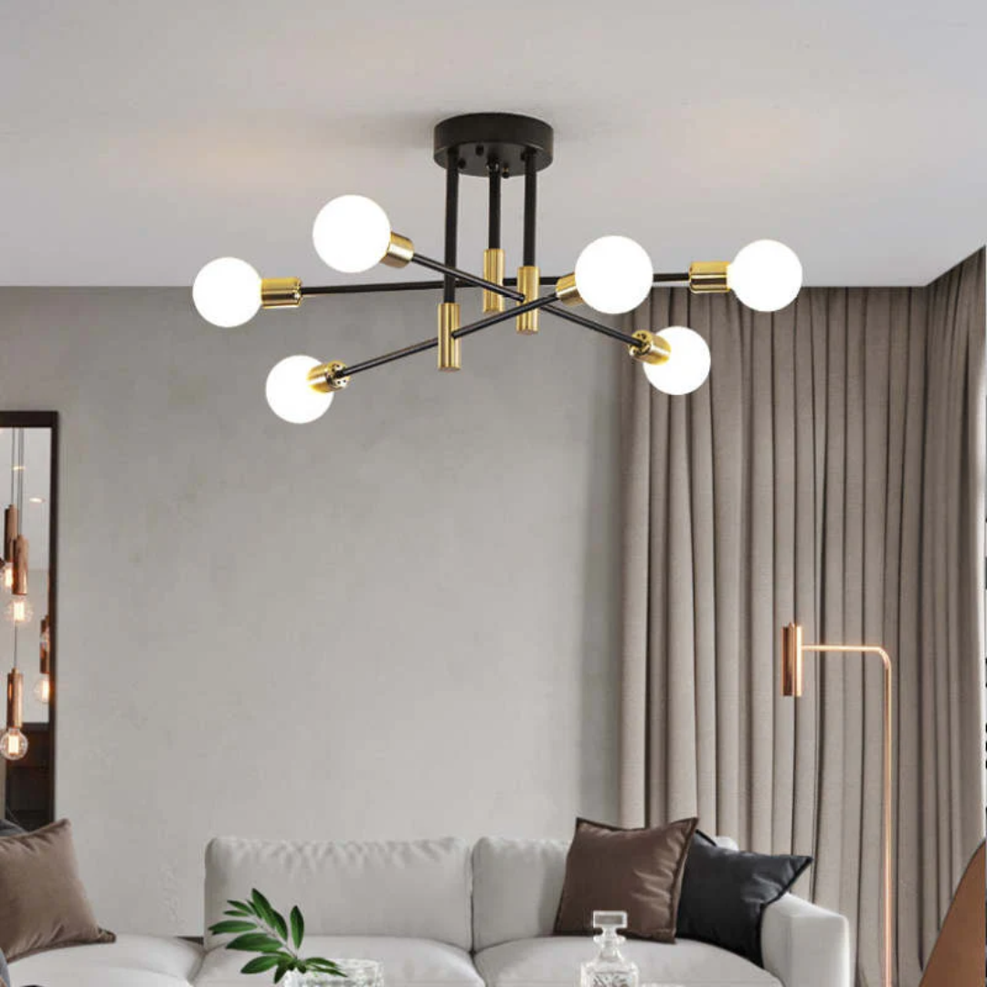 Modern LED Ceiling Lamp - Lumière Royale | Bowlift