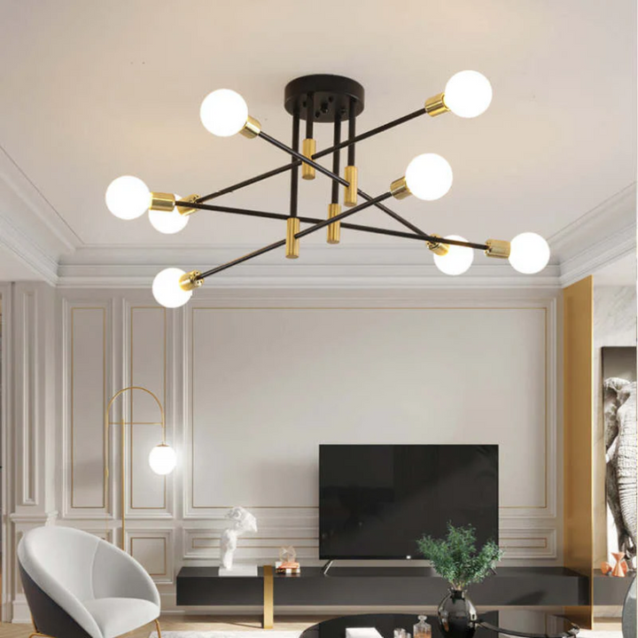 Modern LED Ceiling Lamp - Lumière Royale | Bowlift