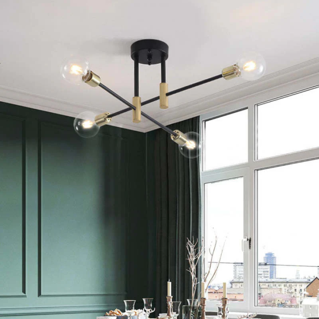 Modern LED Ceiling Lamp - Lumière Royale | Bowlift